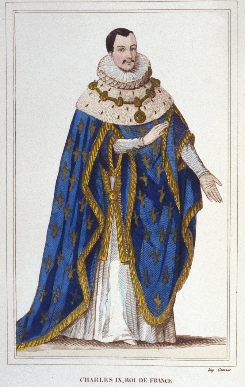 Portret Karola IX (1550 - 1574), króla Francji. autorstwa Unknown artist