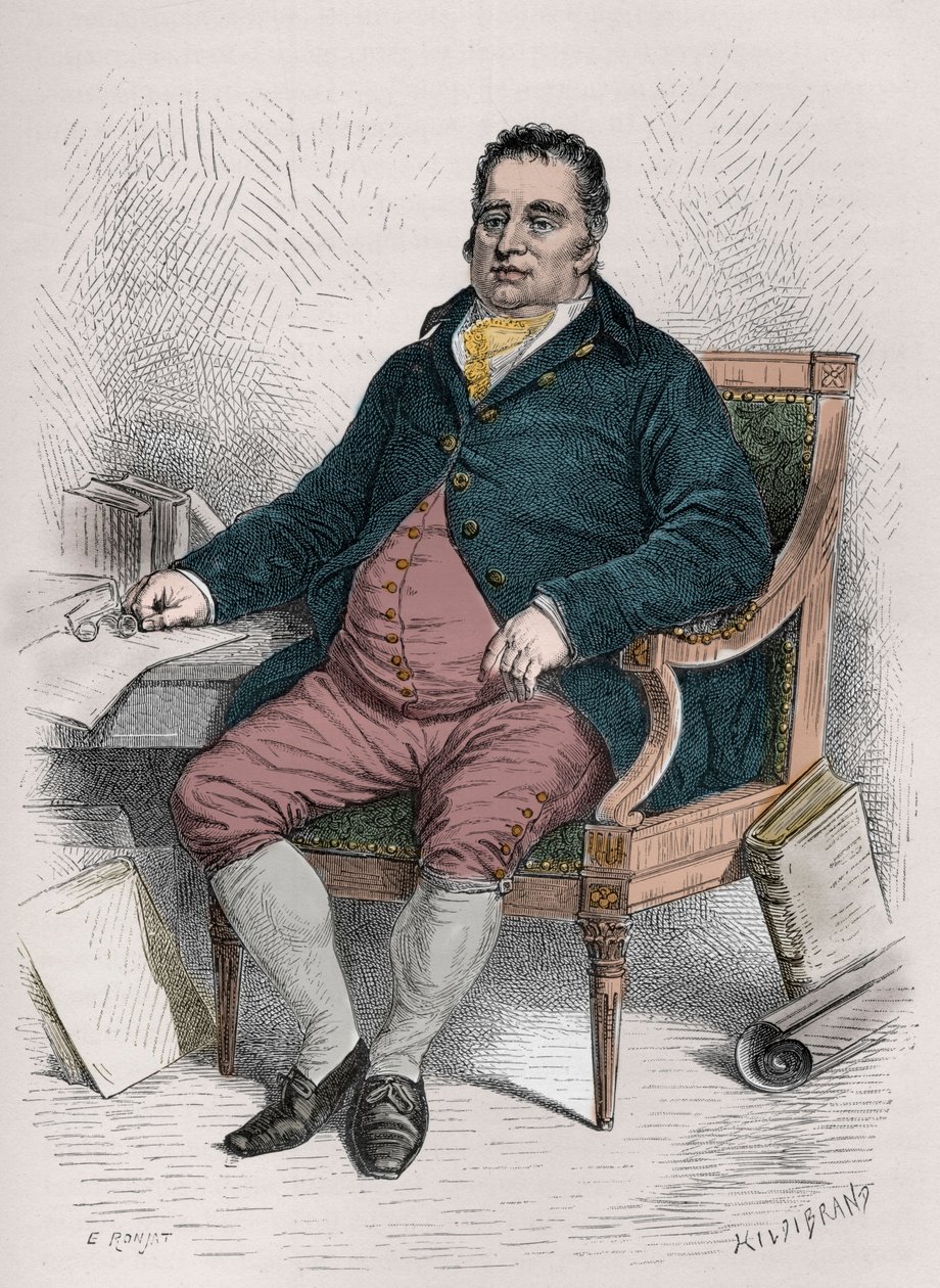 Charles James Fox (1749-1806) polityk brytyjski autorstwa Unknown artist