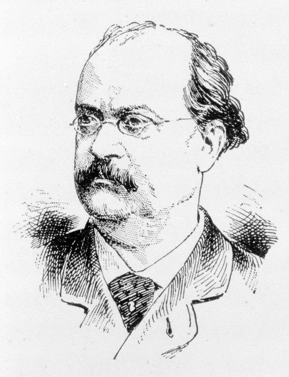 Portret Charlesa Lecocqa (1832 - 1918), francuskiego kompozytora. autorstwa Unknown artist