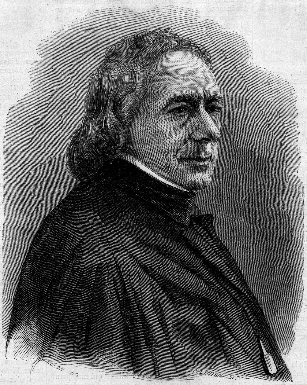 Portret Charlesa Philipona (1800-1862), francuskiego rysownika, litografa i dziennikarza, założyciela gazet satyrycznych „La Caricature” i „Le Charivari”. Grawer w „”Le Monde Illustré””n¡251 z 1 lutego 1862 r. autorstwa Unknown artist
