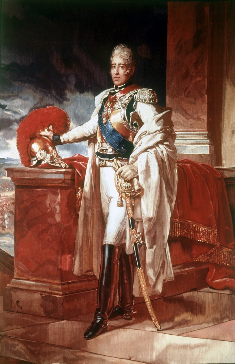 Portret Karola X (1757 - 1836), króla Francji od 1824 do 1830. Malarstwo. Muzeum Capodimonte w Neapolu. autorstwa Unknown artist