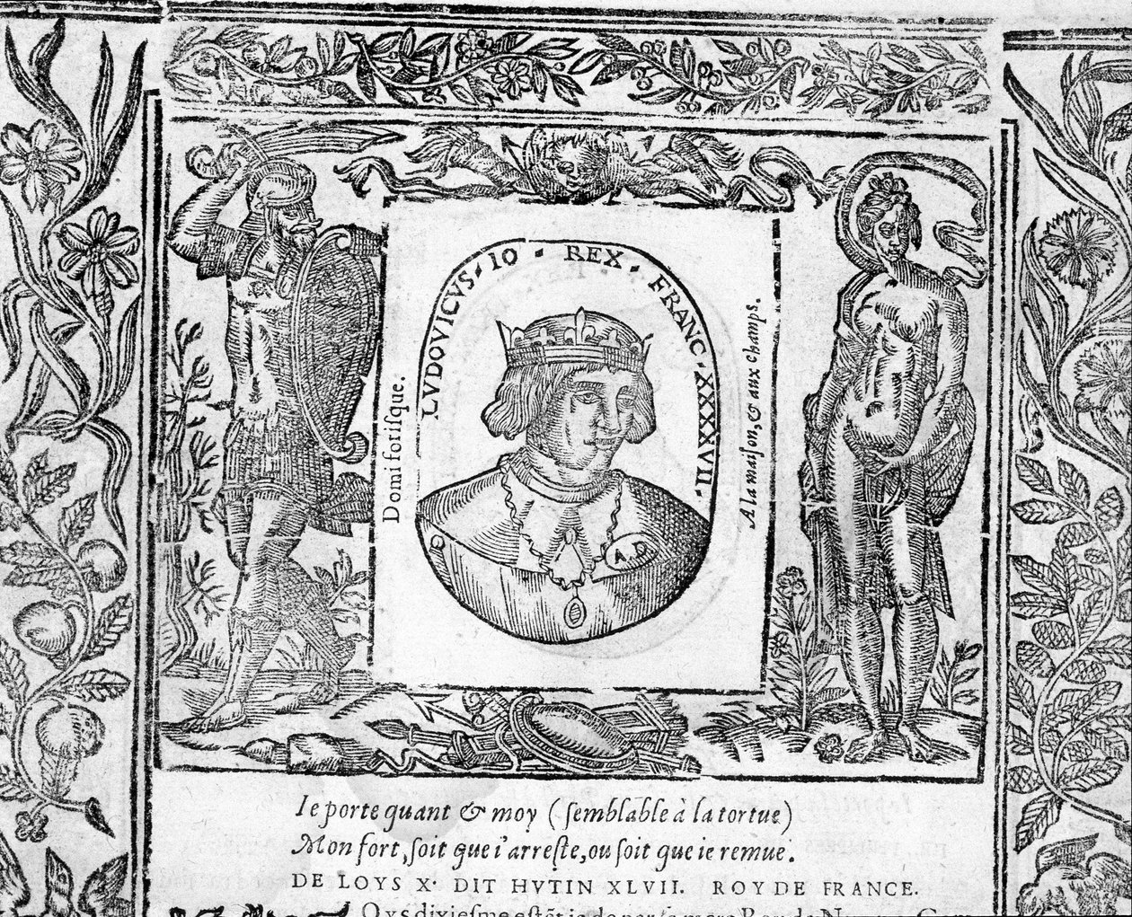 Portret Karola X Le Hutina, króla Francji w latach 1314-1316. autorstwa Unknown artist