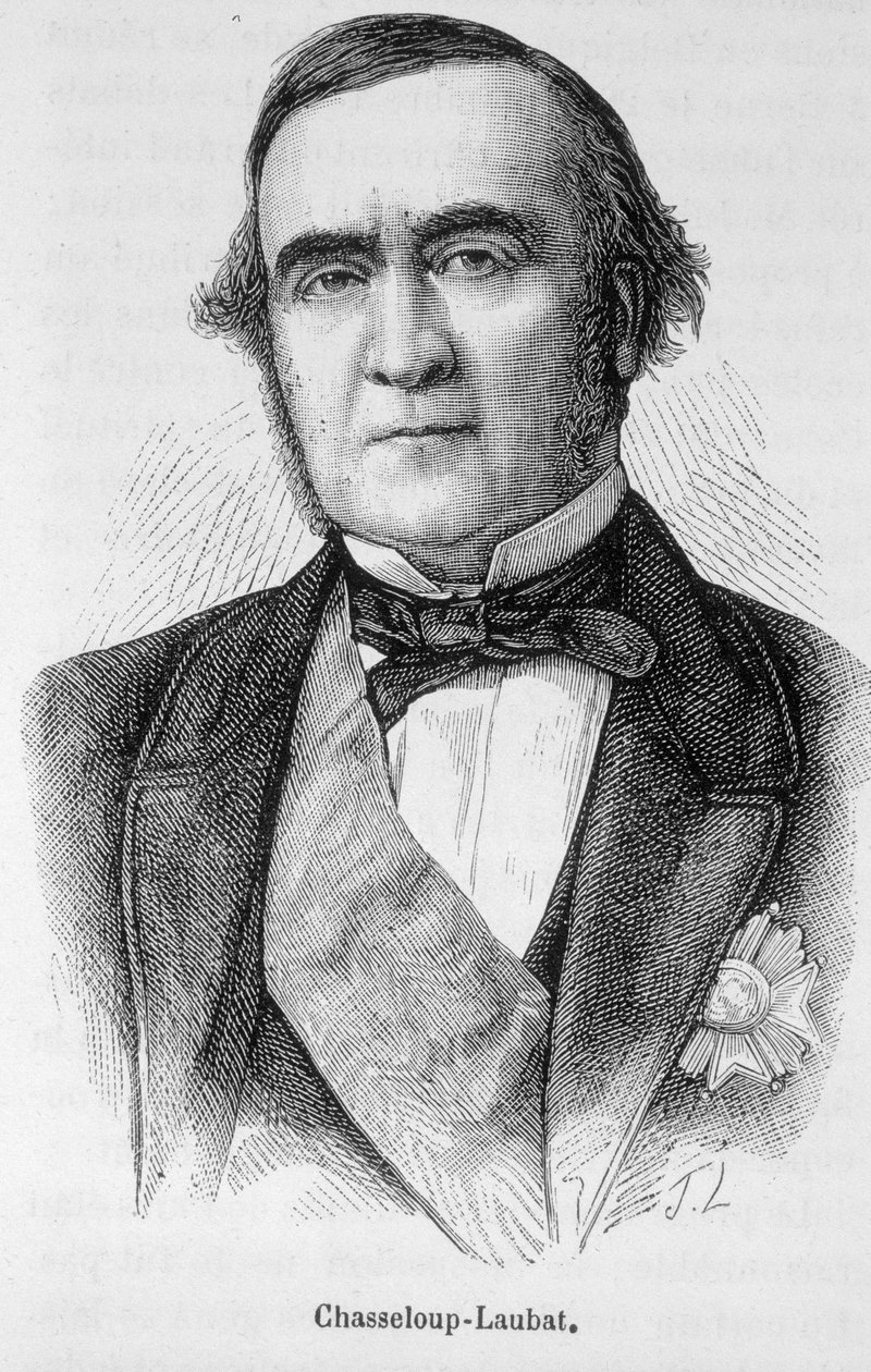 Portret Chasseloup - Laubat autorstwa Unknown artist