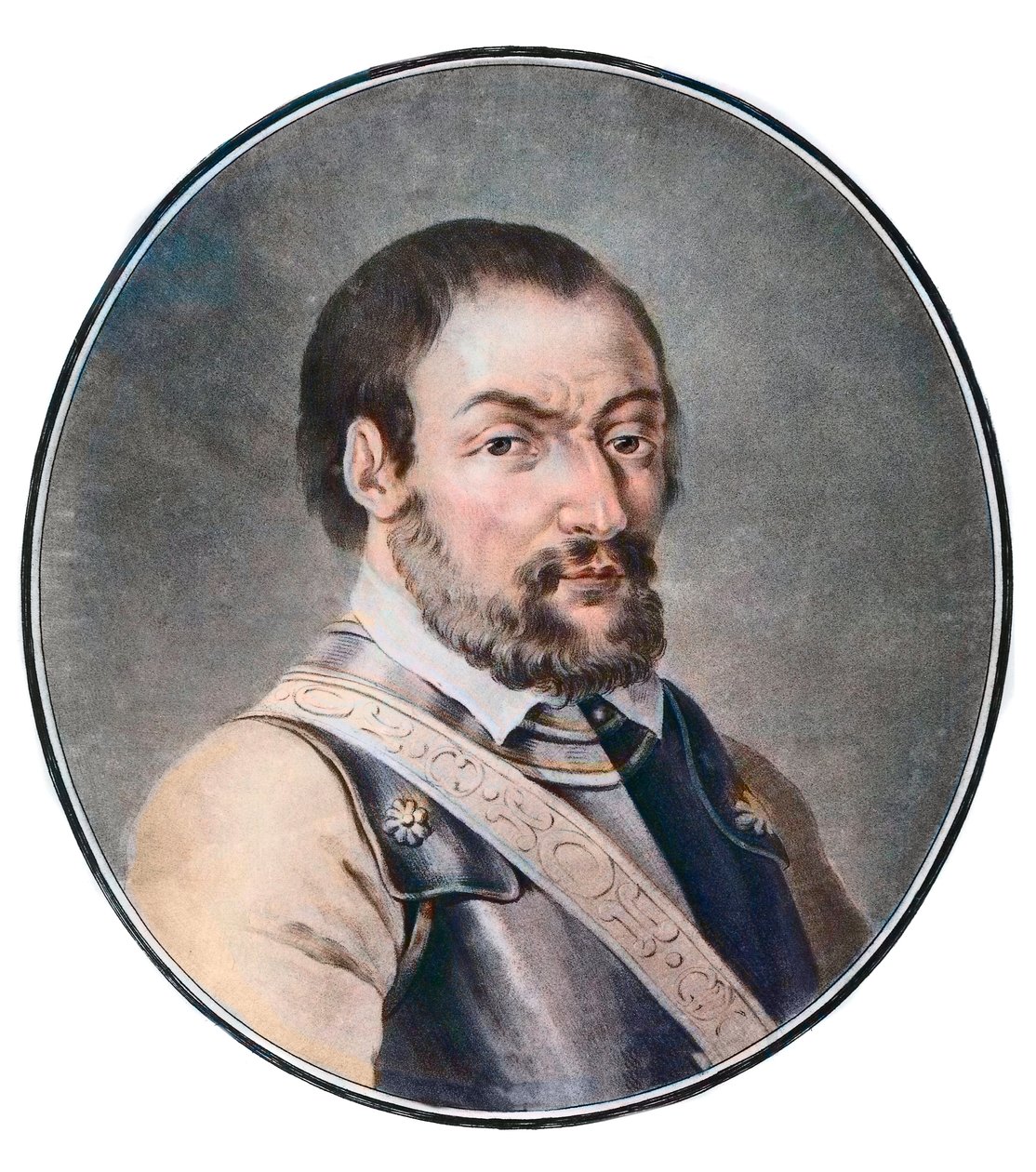 Portret kawalera de Bayarda (Pierre Terrail, seigneur of Bayard) (1475-1524), żołnierza francuskiego. autorstwa Unknown artist