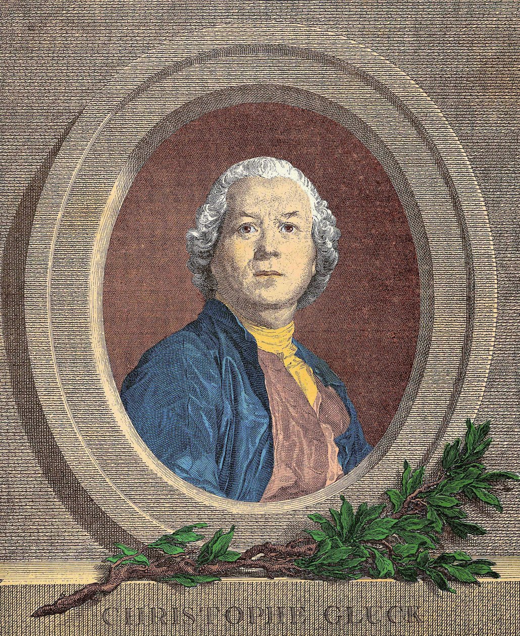Portret Christopha Willibalda, rycerza VON GLUCK (1714 - 1787) Niemiecki kompozytor autorstwa Unknown artist