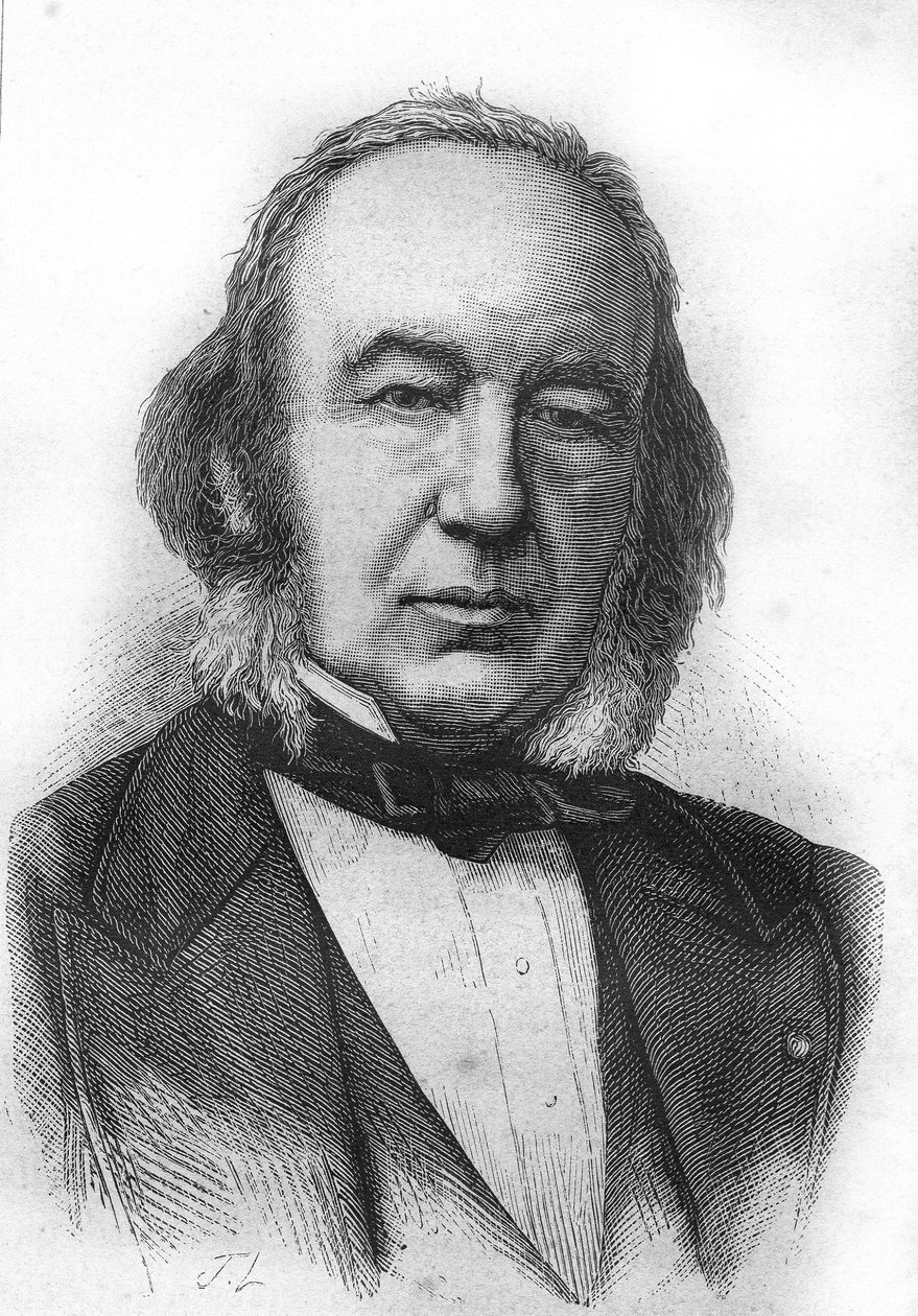 Portret Claude Bernard (1813 - 1878) francuski fizjolog - w ""L