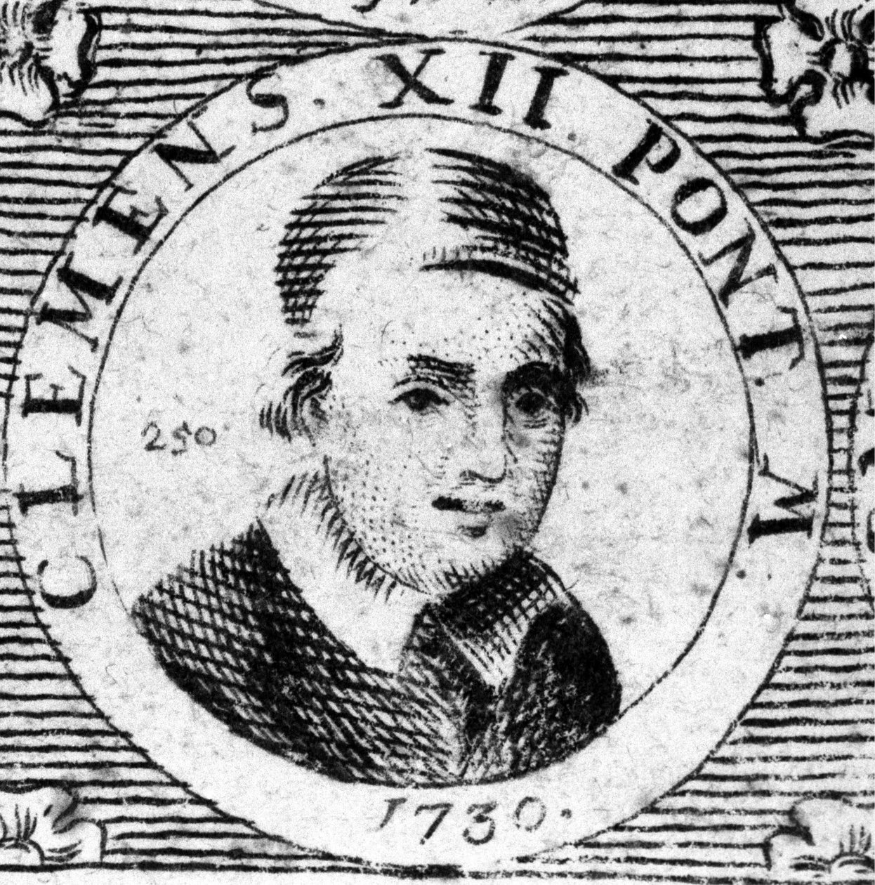 Portret Klemensa XII (1652-1740). autorstwa Unknown artist