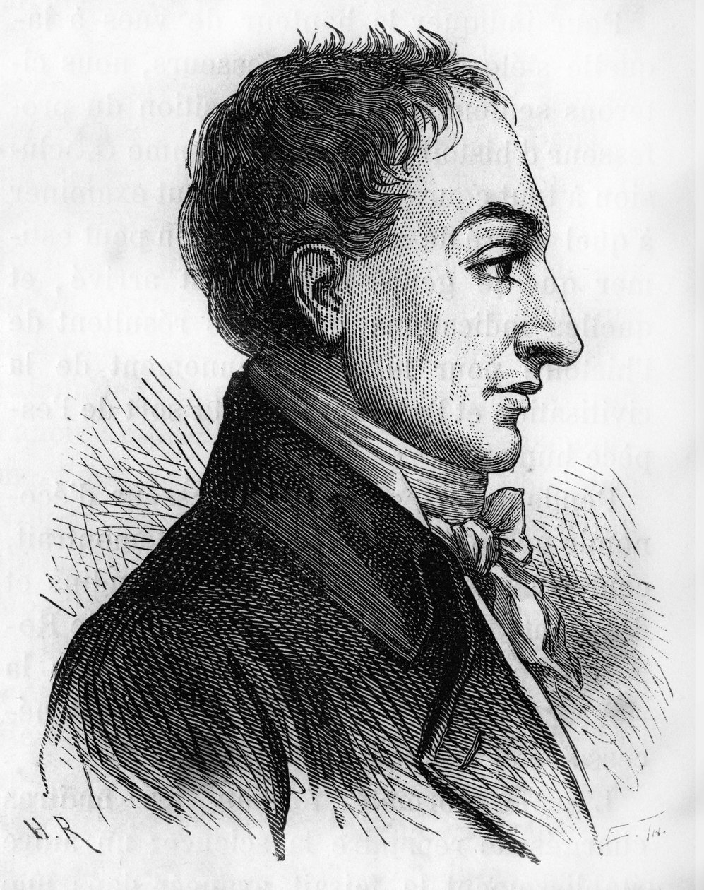 Portret Constantina François de Chasseboeuf Comte de Volney - w „Histoire de France” Henri Martina, sd. 19 wiek. autorstwa Unknown artist