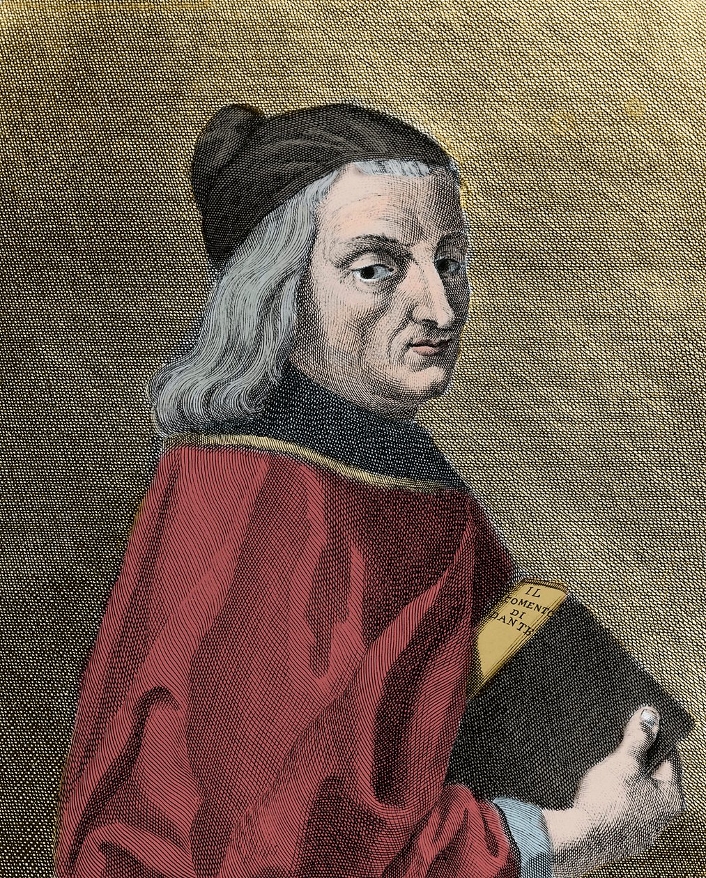 Portret Cristoforo Landino (1424-1498), włoskiego humanisty autorstwa Unknown artist