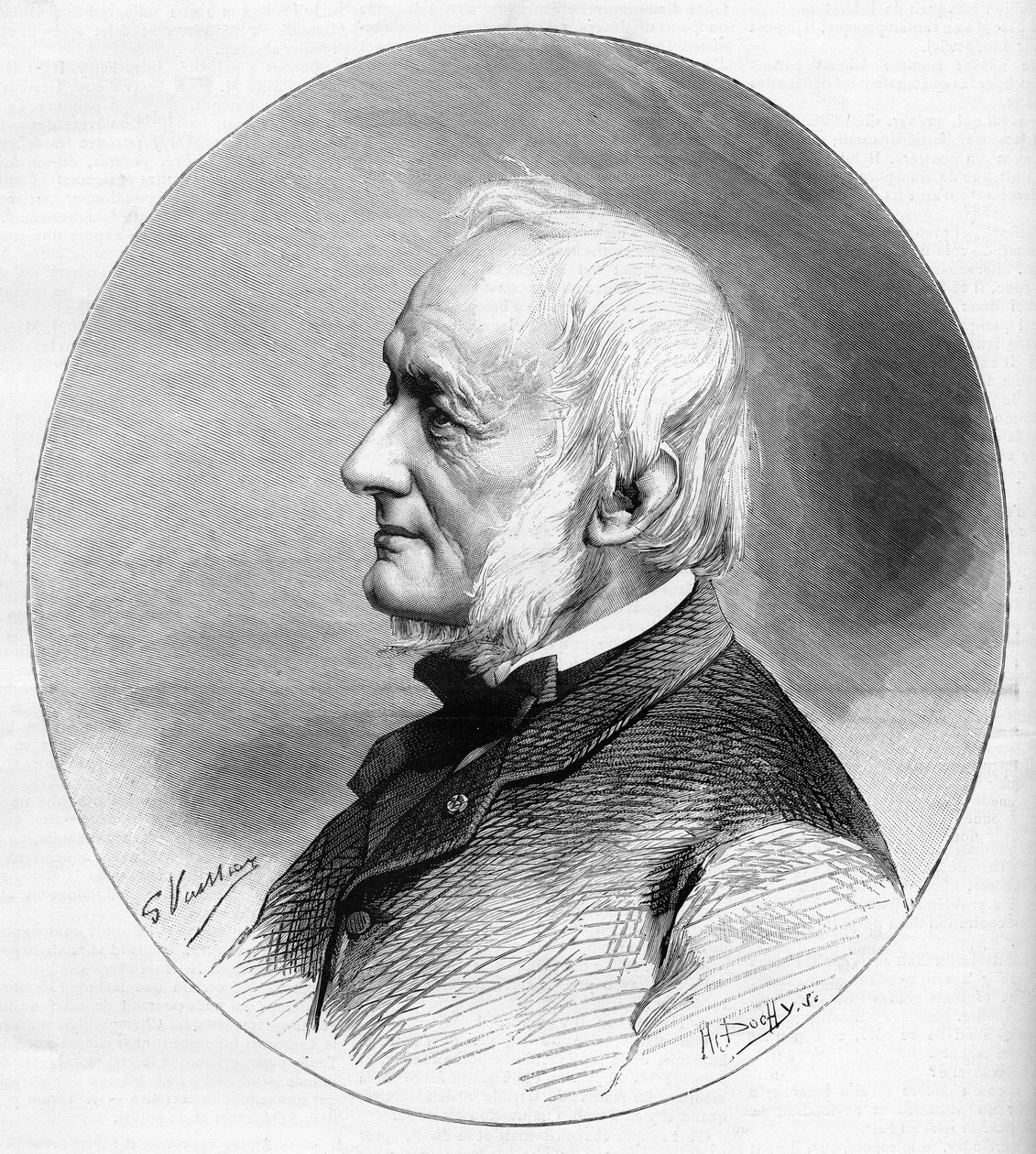 Portret pożądania Nisarda (1806-1888) pisarza i członka francuskiej akademii wybranego w 1850 roku. autorstwa Unknown artist