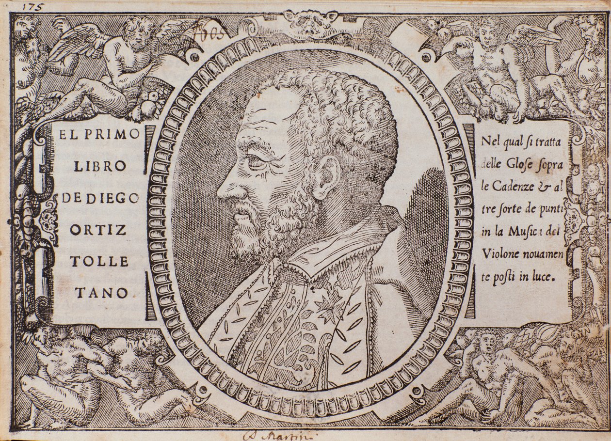 Portret Diego Ortiza (Drzewryt). autorstwa Unknown artist