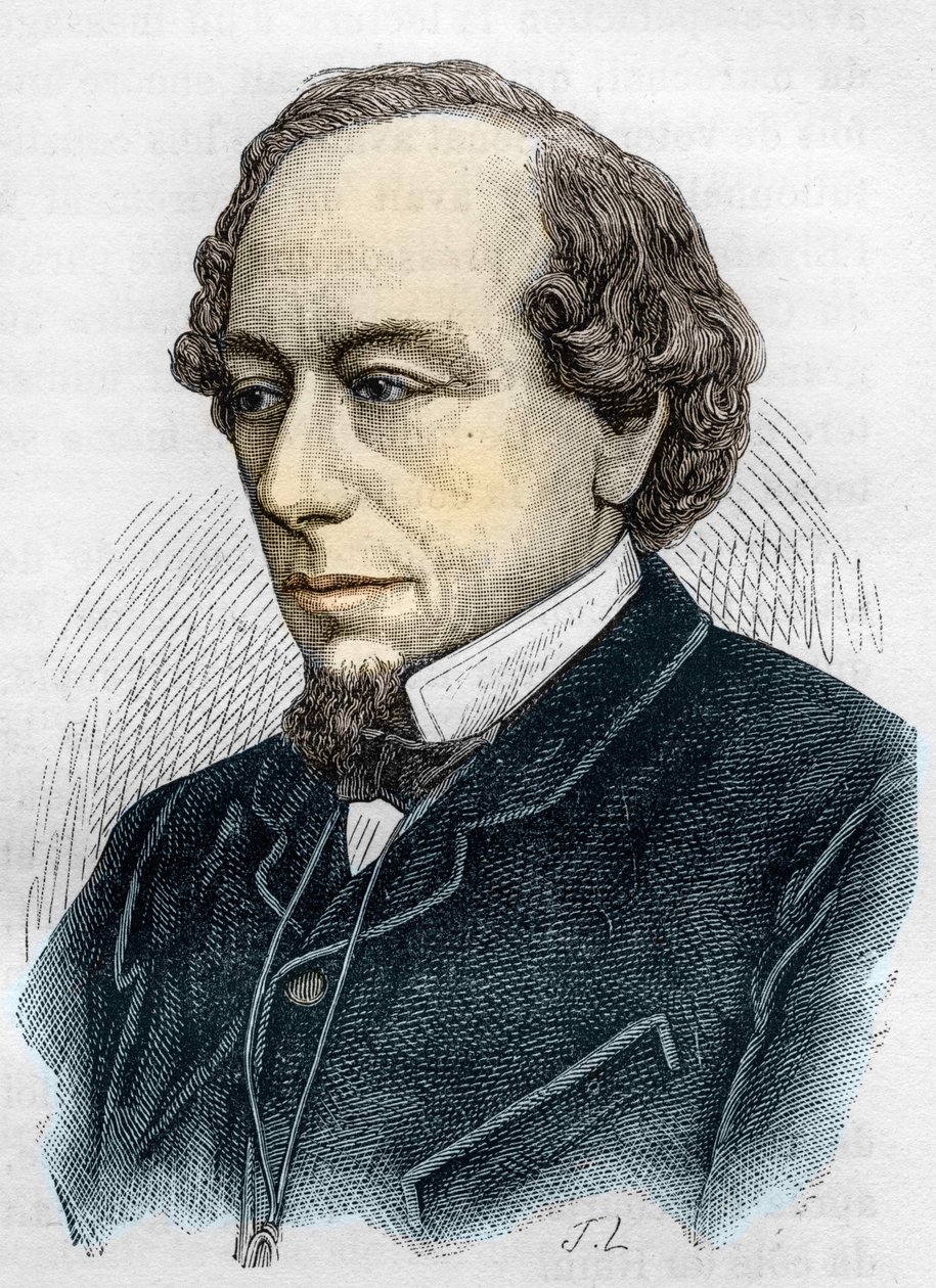 Portret Disraeli Benjamina (Lord Beaconsfield) autorstwa Unknown artist