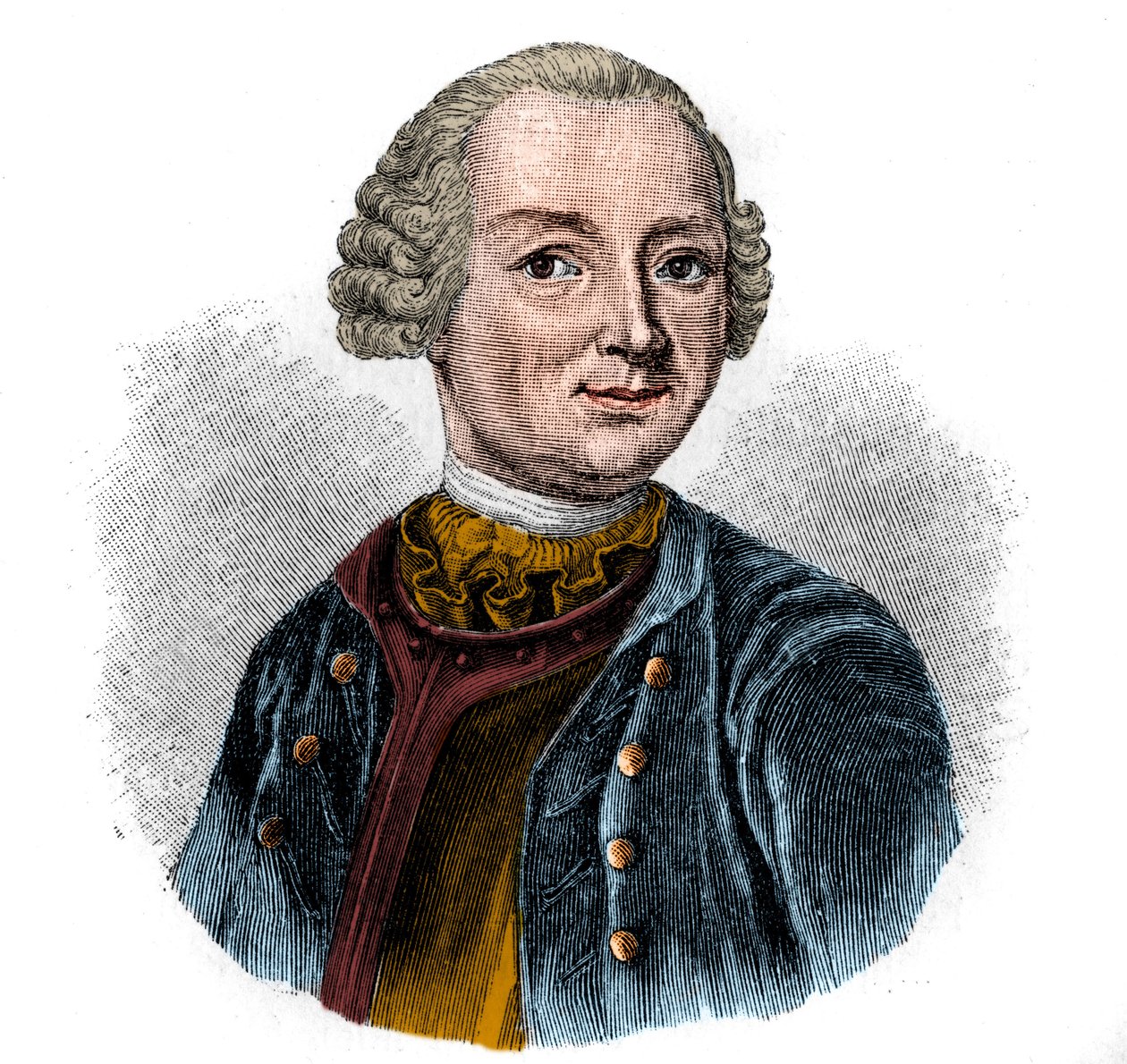 Portret EWALD CHRISTIAN VON KLEIST (1715-1759) Poeta niemiecki. autorstwa Unknown artist