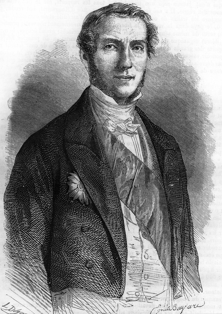 Portret Edouarda Drouyna de Lhuys (1805-1881), francuskiego dyplomaty i polityka. autorstwa Unknown artist