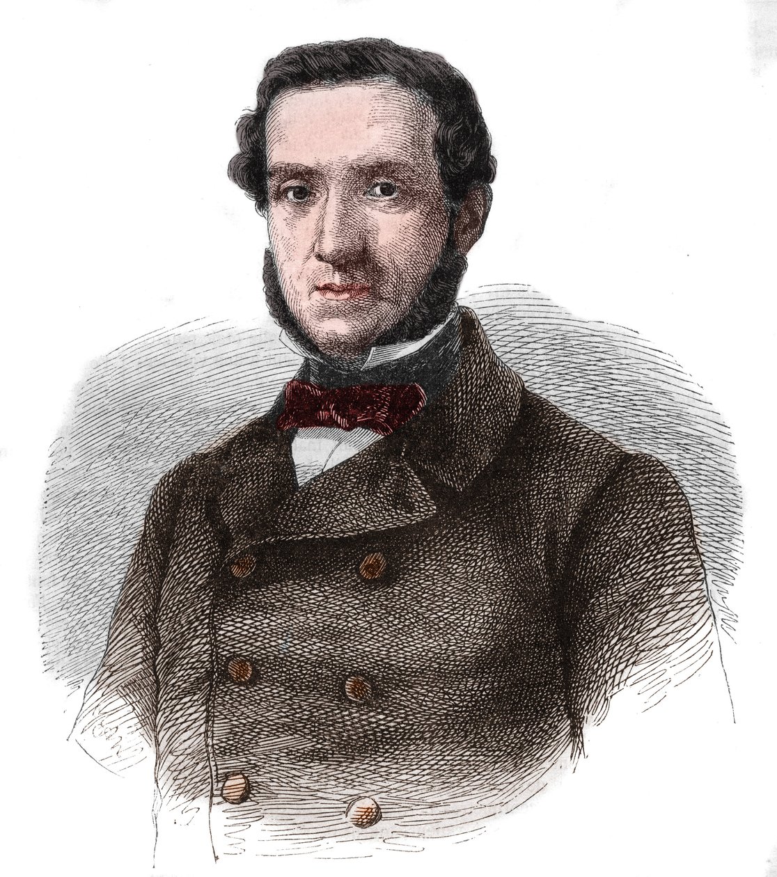 Portret Edouarda Drouyna de Lhuys (1805-1881) Francuski dyplomata i polityk autorstwa Unknown artist
