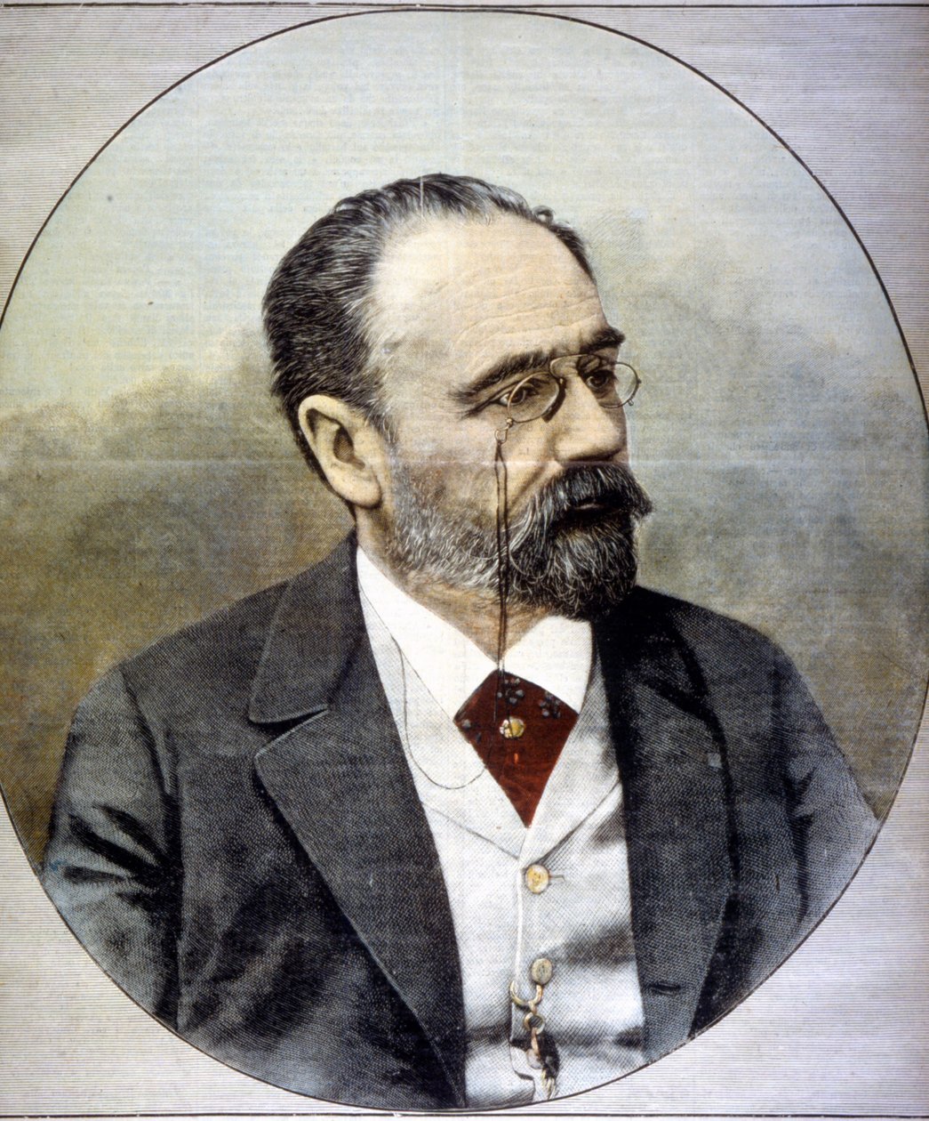 Portret Emile Zola autorstwa Unknown artist