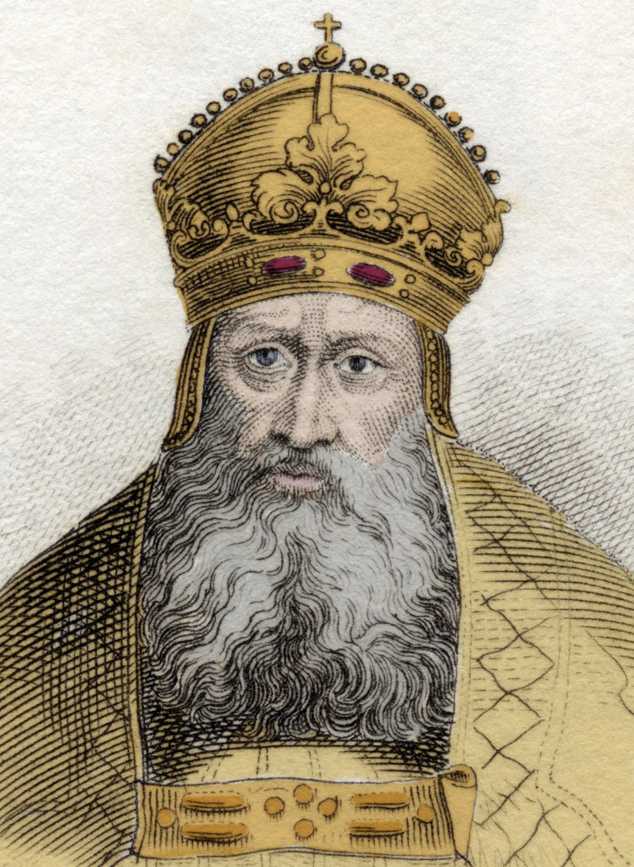 Portret cesarza Rodolfa Habsburga (1218-1291), niemieckiego cesarza rzymskiego (Rudolfa I Niemiec) autorstwa Unknown artist
