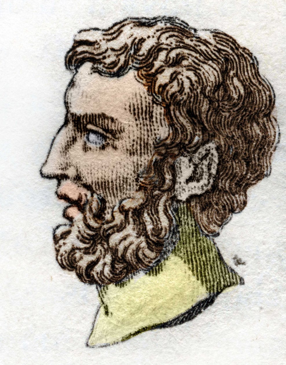 Portret generała Epaminondasa i męża stanu Boetian należą do Partii Demokratycznej (-418 - -362). autorstwa Unknown artist