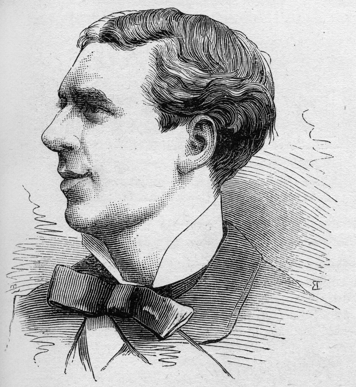 Portret Ernesta Coquelina dit Poppy le Cadet (1848-1909), francuskiego komika, członka Komedii Francuskiej. Grawer w „”Le Monde Illustré””n¡1168 z dnia 16 sierpnia 1879 r. autorstwa Unknown artist