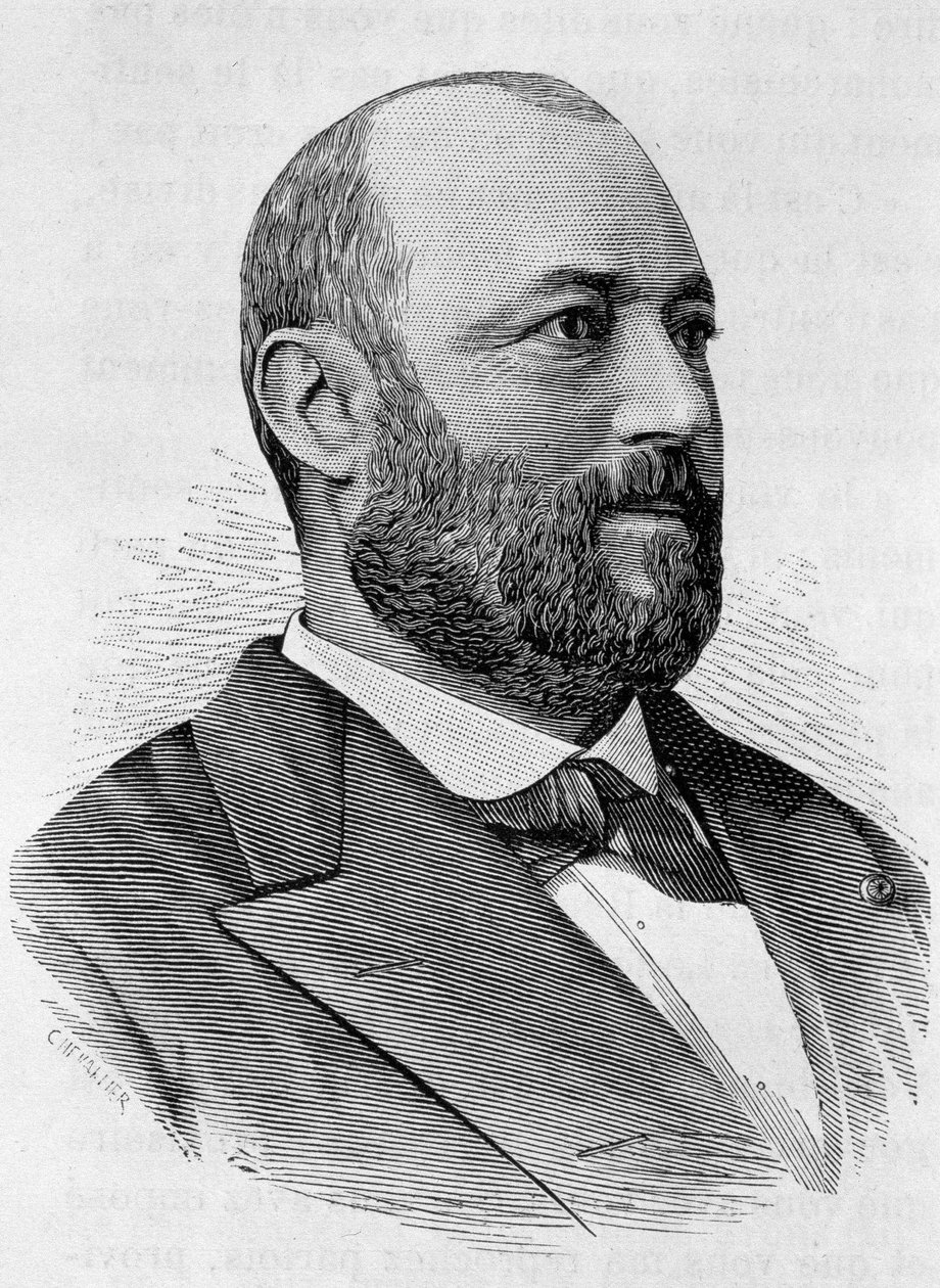 Portret Ernoula. Rycina z końca XIX wieku w „Histoire de France” H. Martina. autorstwa Unknown artist