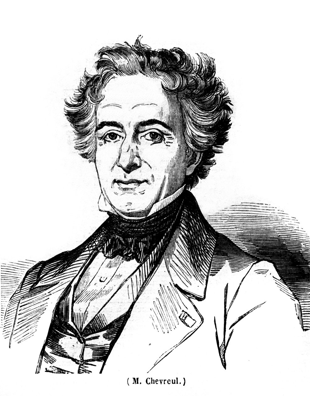 Portret Eugeniusza Chevreuila (1786-1889), francuskiego malarza. autorstwa Unknown artist
