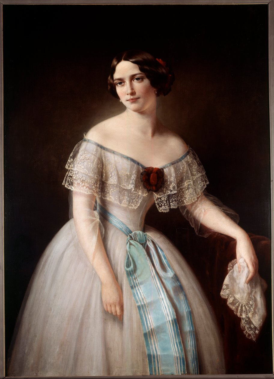 Portret tancerki Fanny Cerrito (1817-1909) Anonimowy obraz. XIX-wieczny Paryż. Biblioteka Musee De l