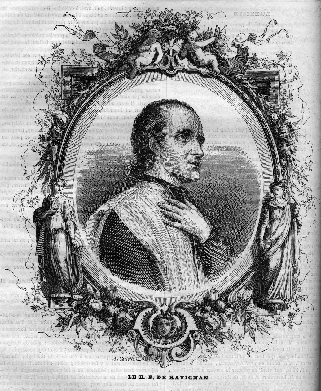 Portret ojca Delacroix de Ravignan (1795-1858), francuskiego jezuity. autorstwa Unknown artist