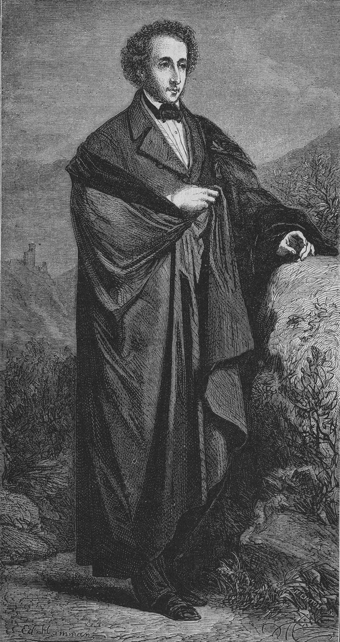 Portret Felixa Mendelssohna - Bartholdy