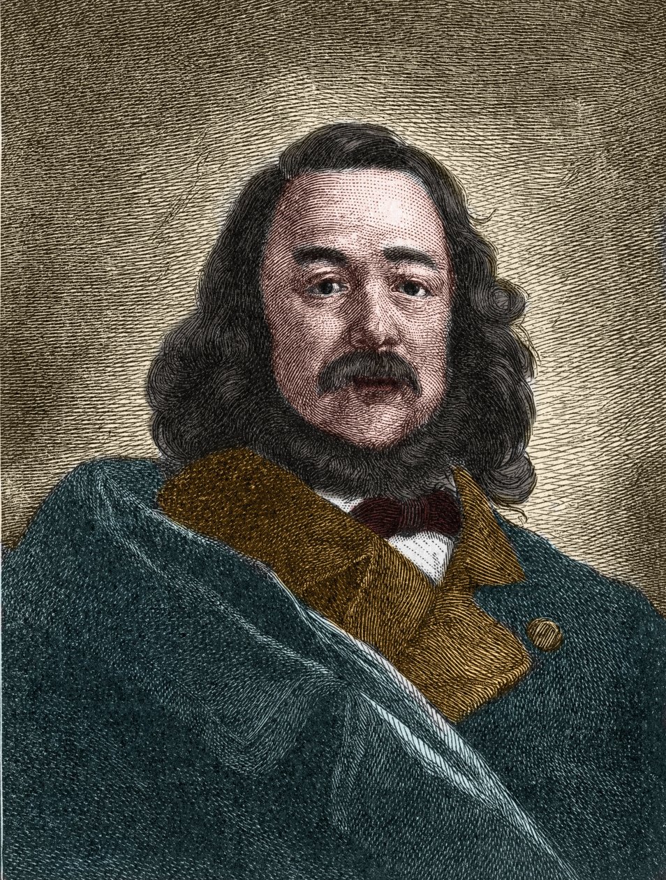 Portret Ferdinanda Freiligratha (1810-1876) niemieckiego pisarza. autorstwa Unknown artist
