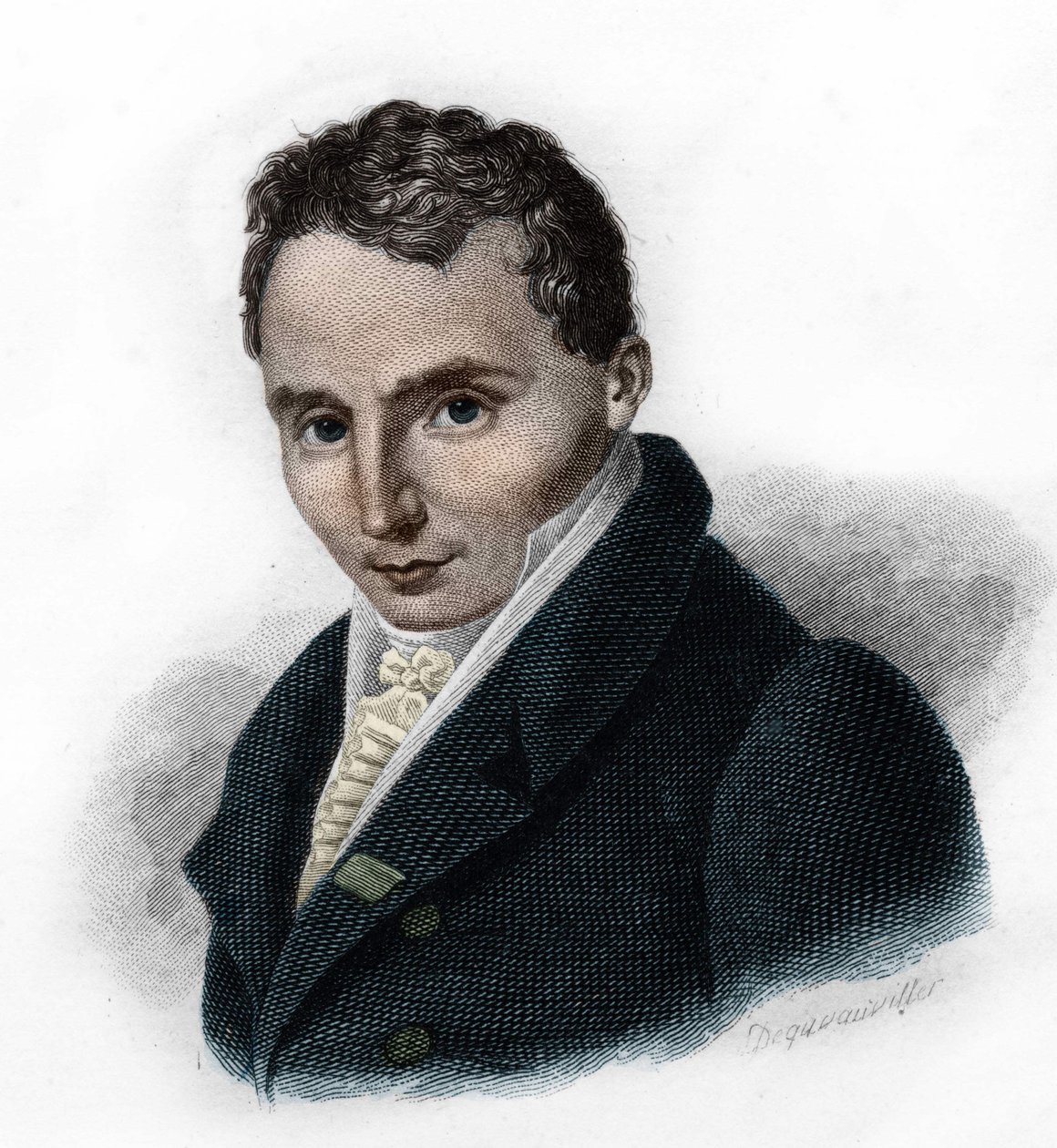 Portret Ferdynanda Hérolda (1791 - 1833), kompozytora francuskiego. autorstwa Unknown artist