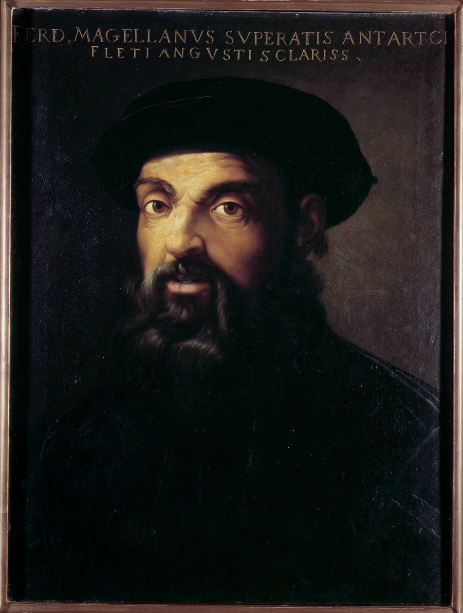 Portret Fernanda de Magellana (1480-1521) Portugalski nawigator Anonimowy obraz z XVI wieku. Sewilla, Muzeum Sztuk Pięknych autorstwa Unknown artist