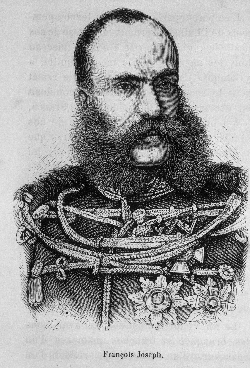 Portret Franciszka Józefa I, cesarza Austrii (1830 - 1916) autorstwa Unknown artist