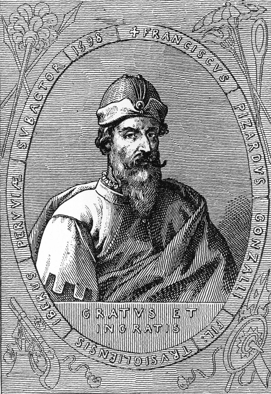 Portret Francisco Pizarro (w ks. Francois Pizarre autorstwa Unknown artist
