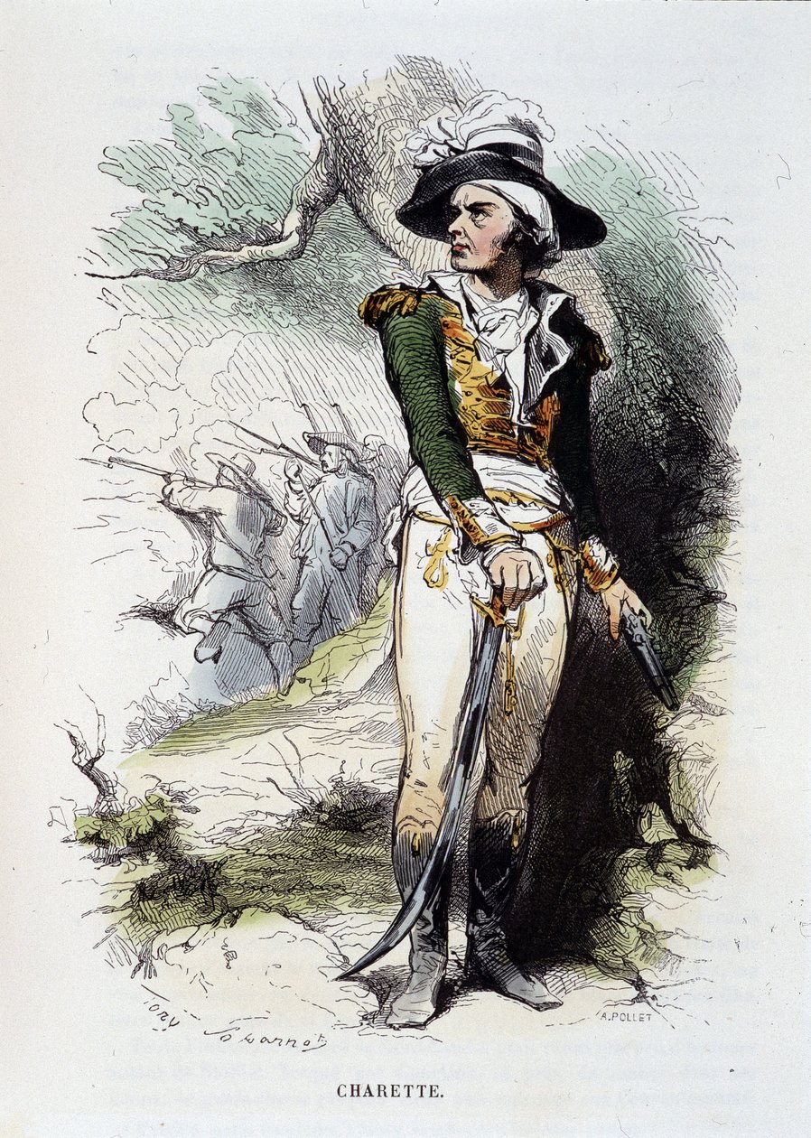 Portret Francois-Athanase – Charette de la Contrie (Francois Athanase autorstwa Unknown artist