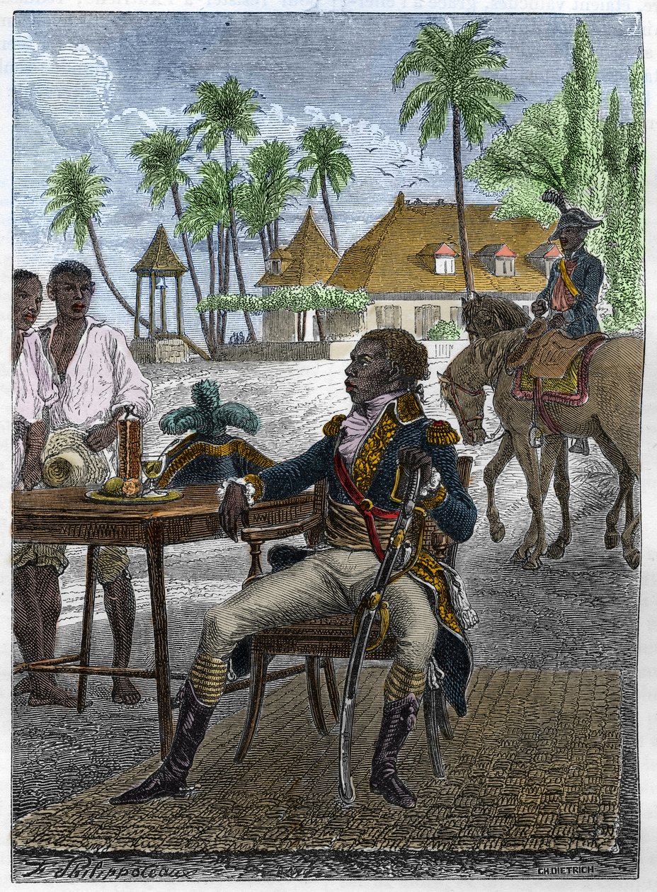 Portret Francois Dominique Toussaint znany jako „Toussaint-Louverture” (Toussaint Louverture autorstwa Unknown artist