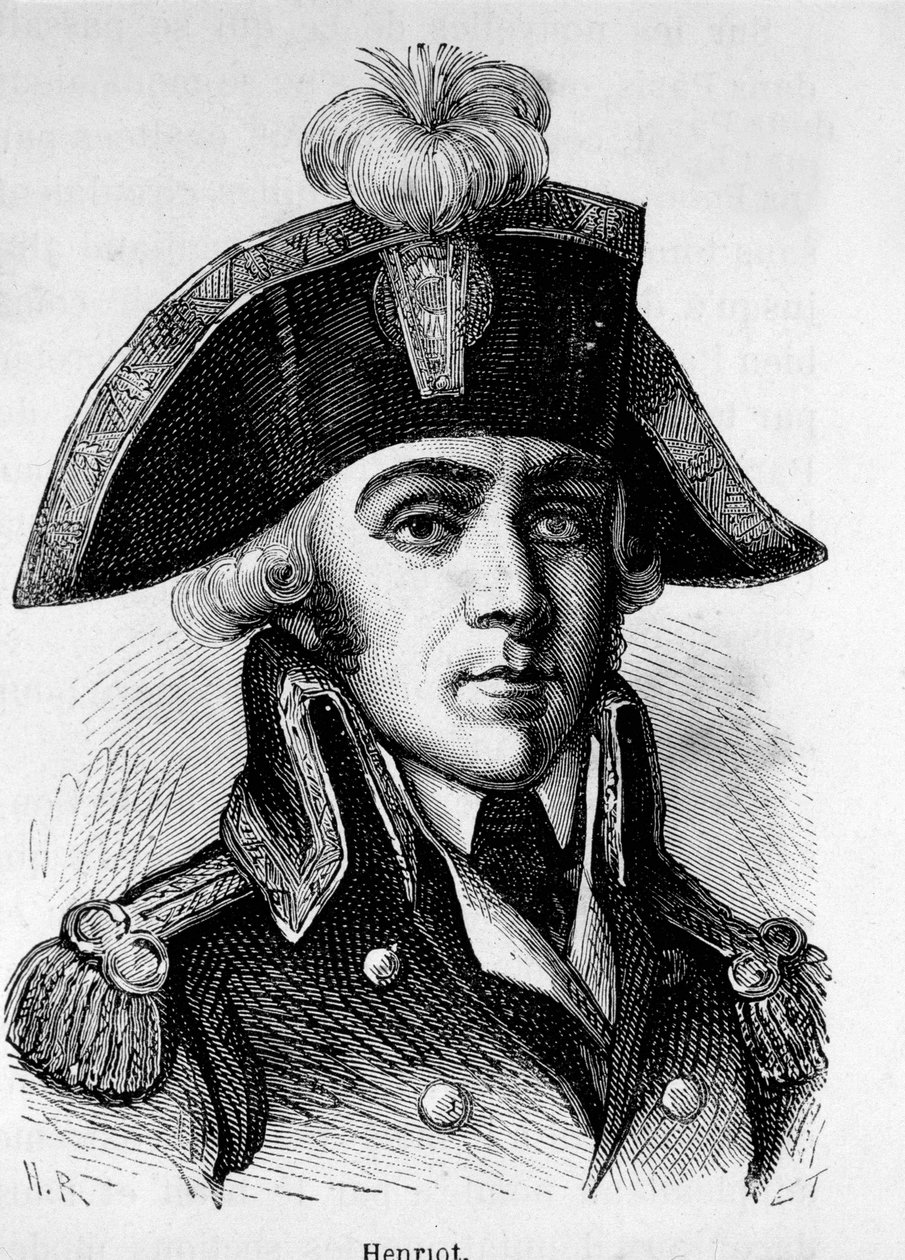 Portret Francois Hanriota (1761-1794), francuskiego rewolucjonisty autorstwa Unknown artist