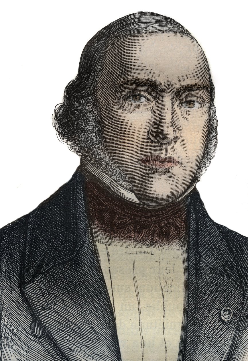 Portret Francois Jean Leon de Maleville, znanego jako Leon de Maleville (1803, -1879), polityk francuski. autorstwa Unknown artist