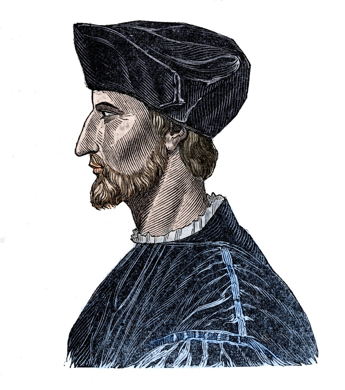 Portret Francois Rabelais (1494-1553), francuskiego pisarza i lekarza. autorstwa Unknown artist
