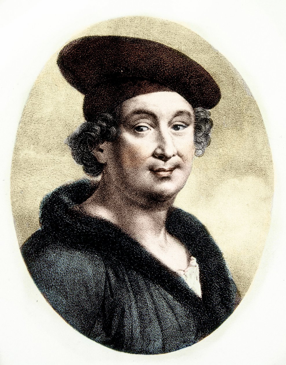 Portret Francois Villon (1431-63) (rycina) autorstwa Unknown artist