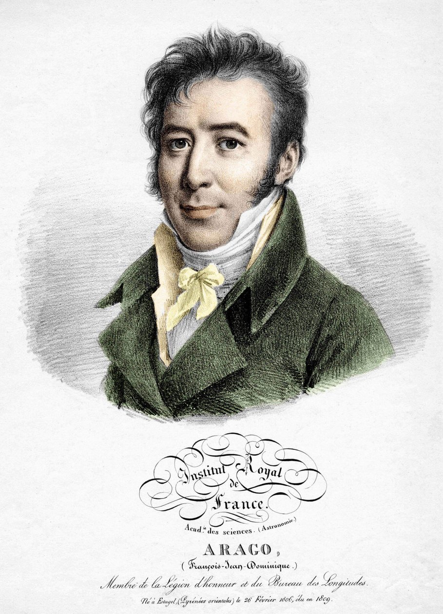 Portret Francois Arago. (1786-1853) autorstwa Unknown artist