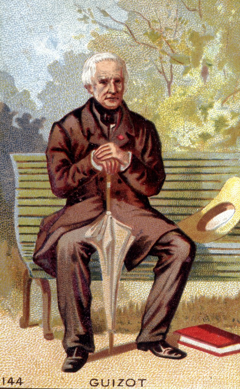 Portret François Guizota (1787 - 1874), francuskiego polityka i historyka. autorstwa Unknown artist