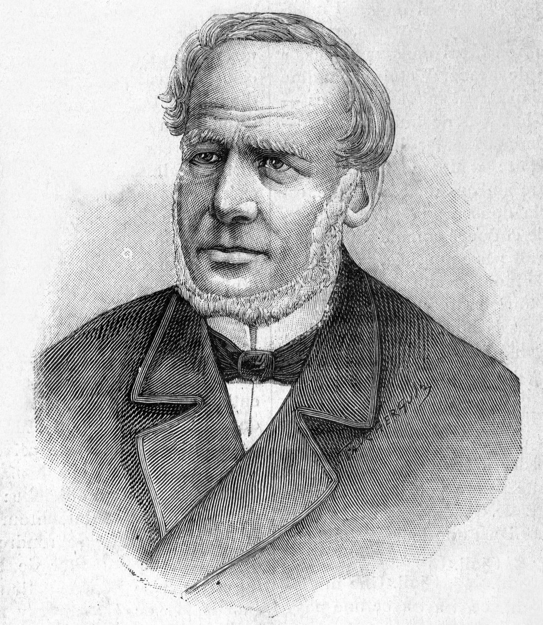 Portret Franza de Champagny (1804 - 1882) - w „Les Contemporains””, b.d. koniec XIX wieku. autorstwa Unknown artist