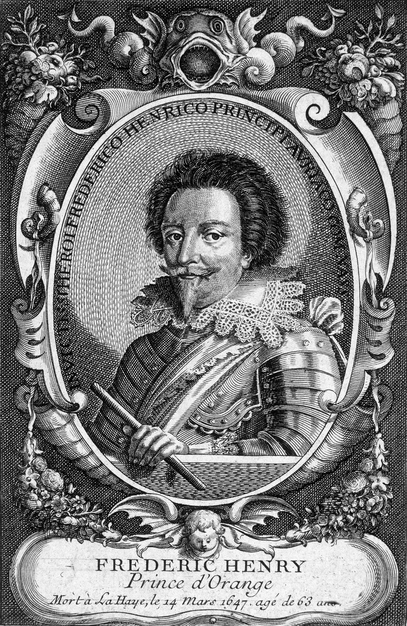 Portret Fryderyka Henri de Nassau, księcia Orange (1584-1647). autorstwa Unknown artist