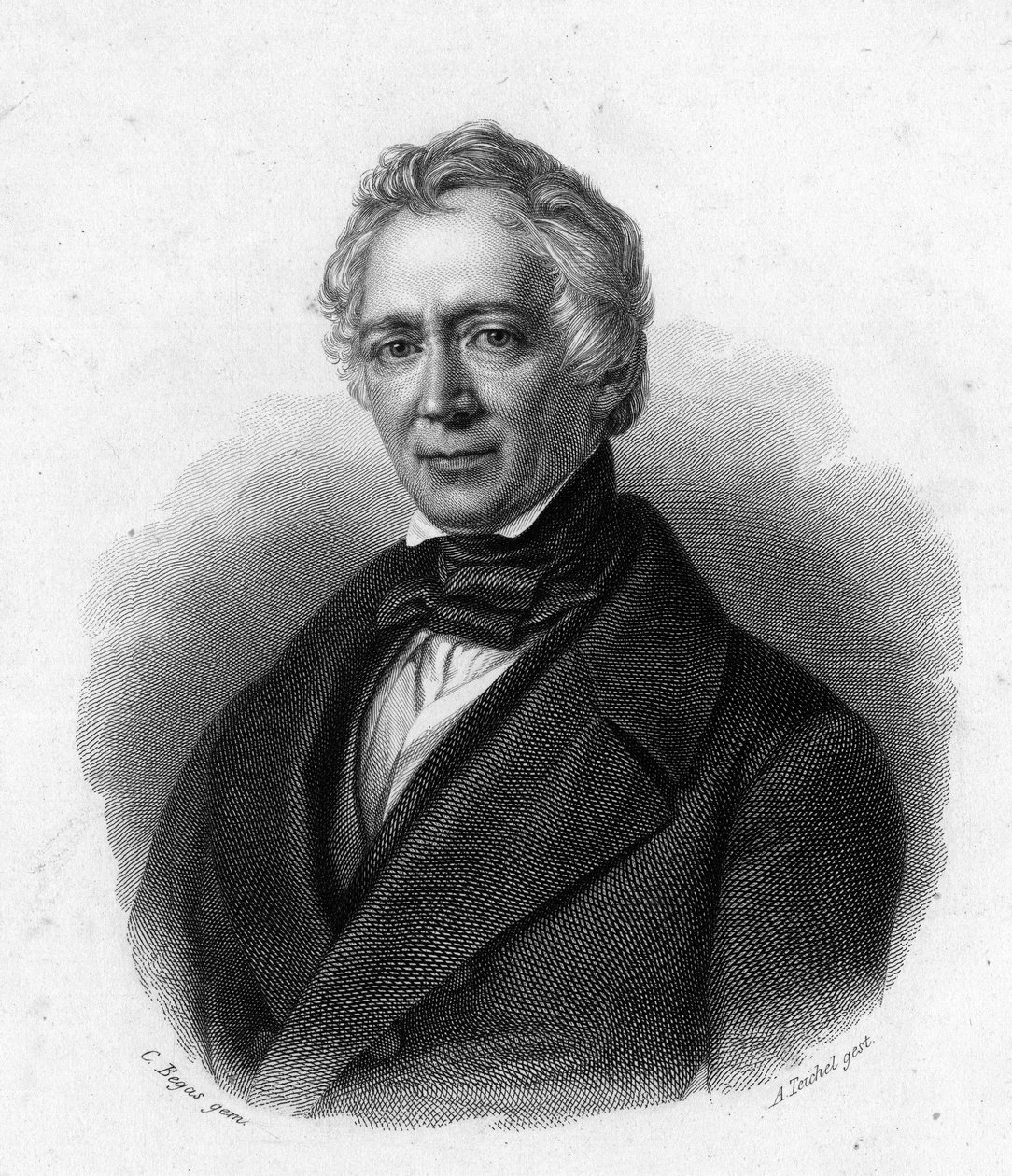 Portret Friedricha Ludwiga von Raumera, niemieckiego historyka (1781-1873). autorstwa Unknown artist