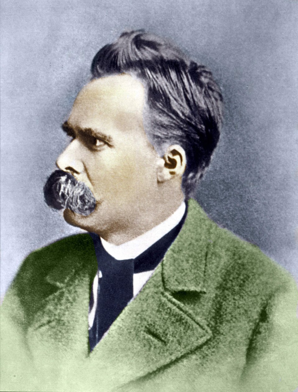 Portret Fryderyka Nietzschego (1844 - 1900). autorstwa Unknown artist
