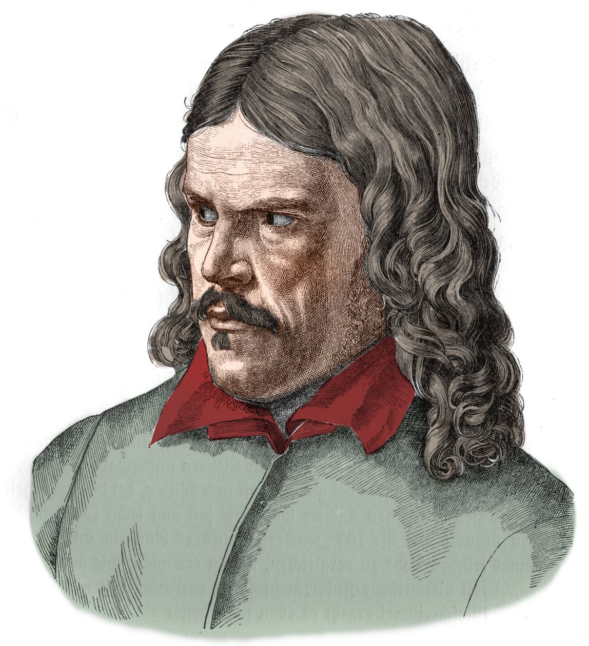 Portret poety Friedricha Ruckerta i niemieckiego tłumacza orientalistycznego (1788-1866). autorstwa Unknown artist