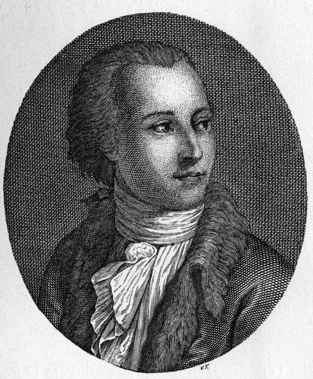 Portret Gaetano Filangeriego (1752-1788). włoski prawnik i pedagog autorstwa Unknown artist