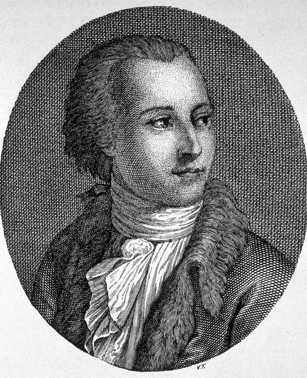 Portret Gaetano Filangieri (1752 - 1788), włoskiego filozofa i prawnika autorstwa Unknown artist