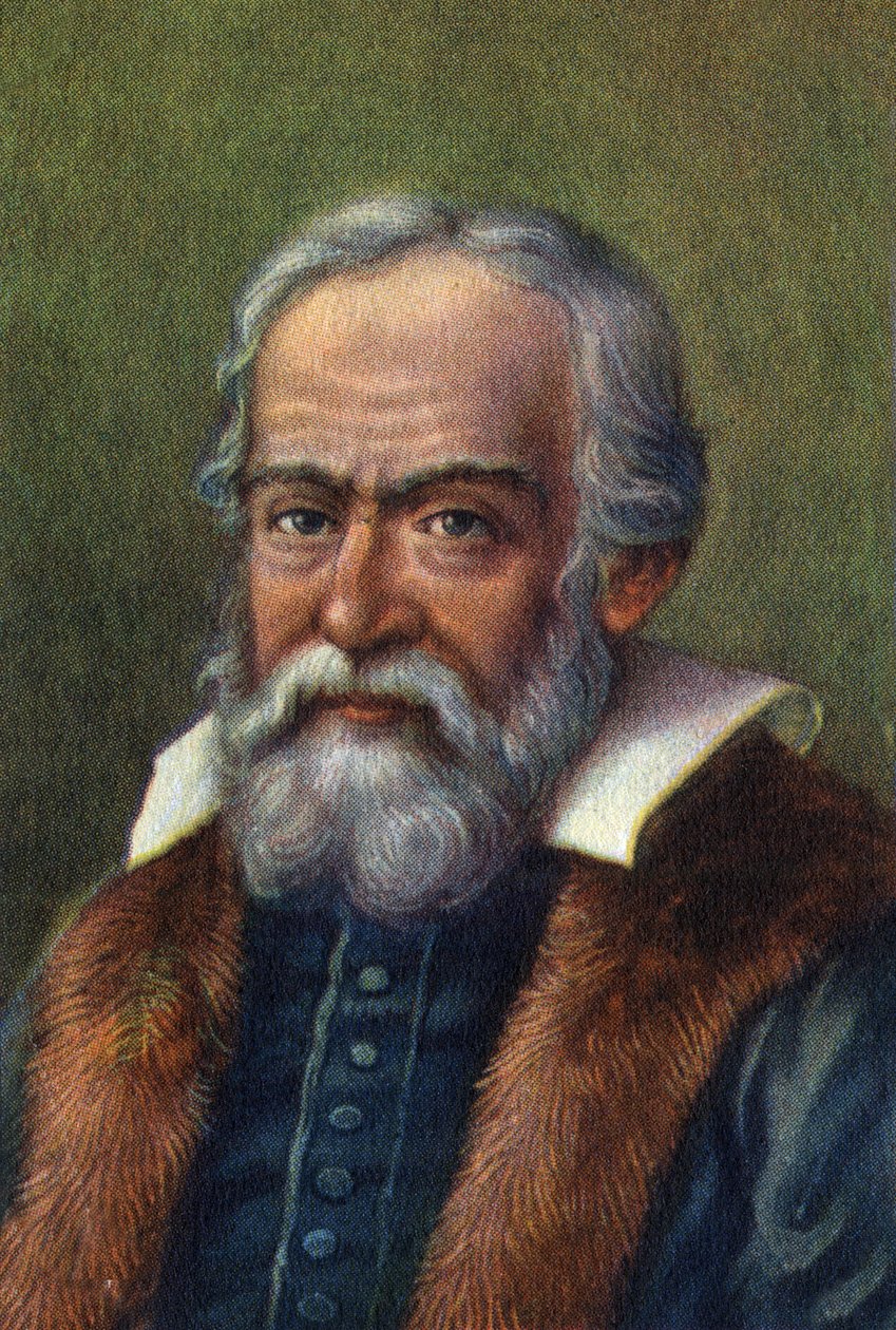 Portret Galileo Galilei dit Galilei, włoskiego astronoma (1564-1642) autorstwa Unknown Artist