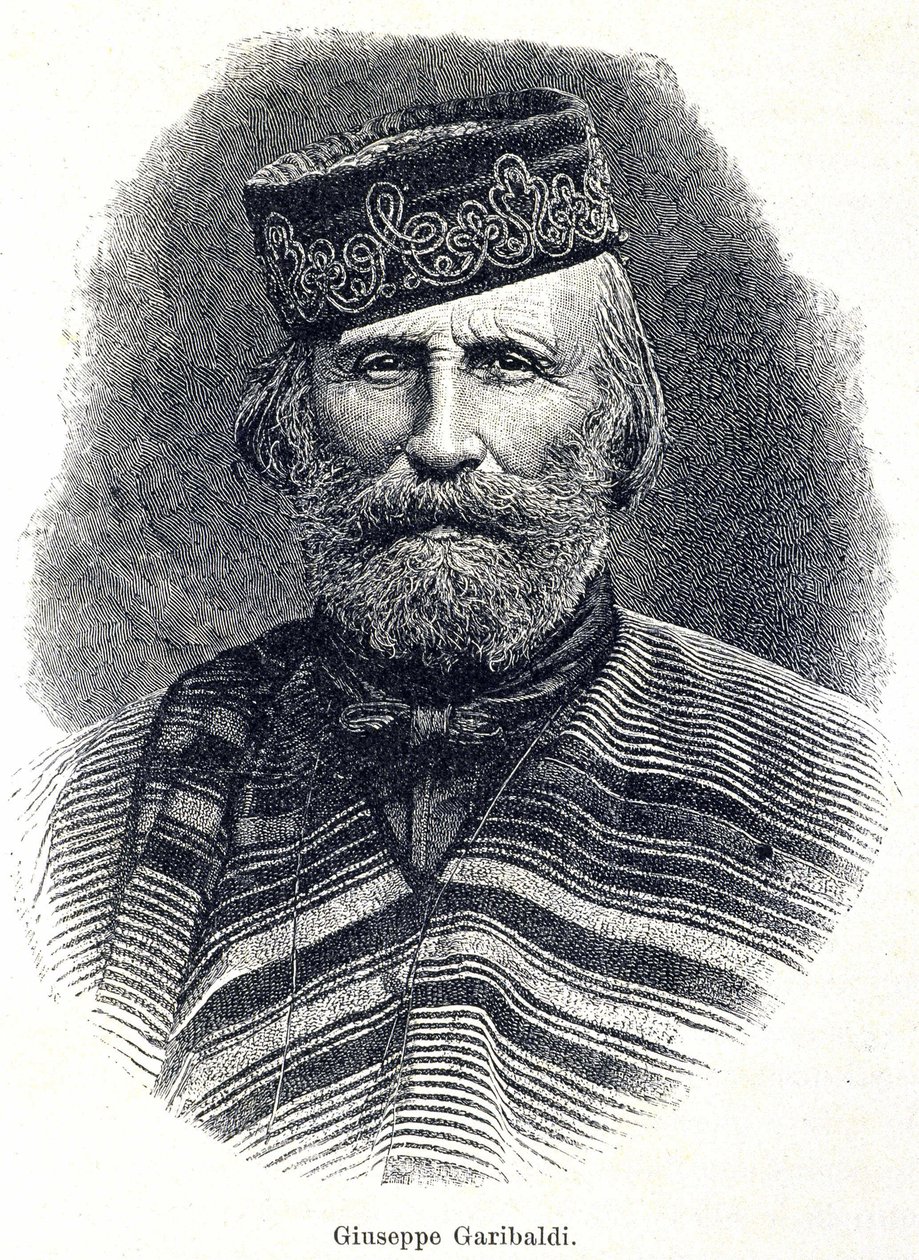 Portret Garibaldiego (1807 - 1882) autorstwa Unknown artist